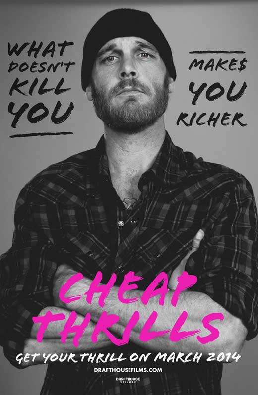 Cheap Thrills Movie Poster Print showcasing the essence of edgy cinema.