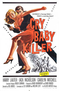 The Cry Baby Killer Movie Poster Print showcasing vibrant colors and classic cinema theme.