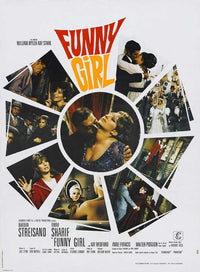 Funny Girl Movie Poster Print showcasing Broadway charm and vibrant colors.