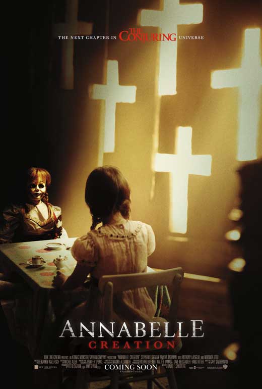 Annabelle: Creation Movie Poster Print featuring eerie imagery.
