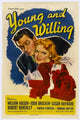 Young and Willing Movie Poster Print showcasing cinematic art.