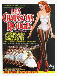 The Red Shoes Movie Poster Print showcasing classic film art.