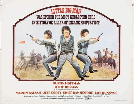 Little Big Man Movie Poster Print showcasing classic cinema artwork.