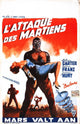 Invaders from Mars Movie Poster Print showcasing classic sci-fi imagery.