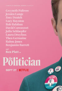 The Politician Movie Poster Print featuring vibrant design.