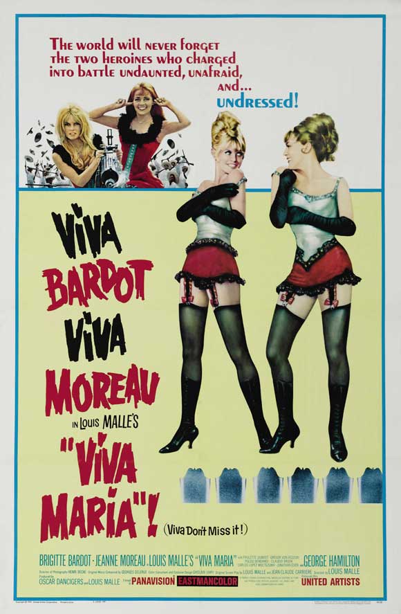 Viva Maria! movie poster print featuring iconic film artwork.
