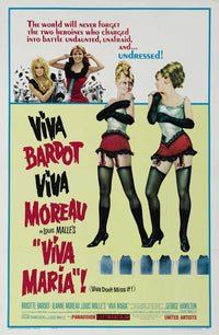 Viva Maria! movie poster print featuring iconic film artwork.