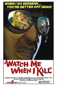 Watch Me When I Kill Movie Poster Print - Suspenseful Film Art