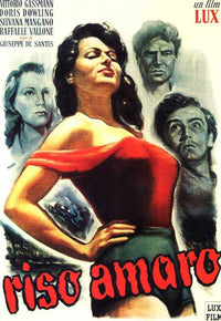 Bitter Rice Movie Poster Print - an iconic film poster with vibrant colors