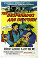 The Desperados Are in Town movie poster print featuring classic western imagery.