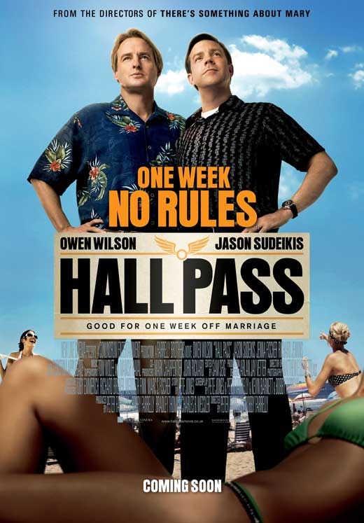 Hall Pass Movie Poster Print showcasing comedy film art.
