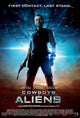 Cowboys and Aliens Movie Poster Print showcasing a thrilling Wild West and sci-fi design.