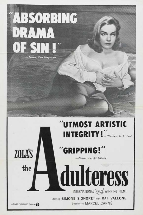 Therese Raquin Movie Poster Print showcasing classic cinema artwork.