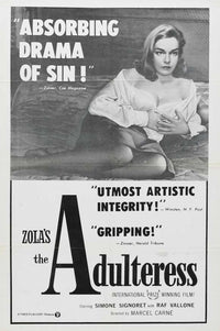 Therese Raquin Movie Poster Print showcasing classic cinema artwork.