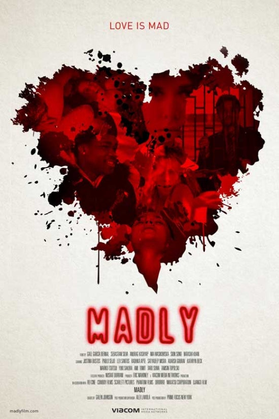 Madly Movie Poster Print showcasing vibrant colors and design.