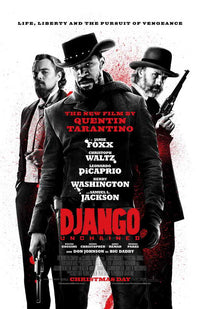 Django Unchained Movie Poster Print featuring iconic artwork