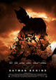 Batman Begins Movie Poster Print featuring iconic imagery from the film.