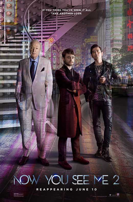 Now You See Me 2 Movie Poster Print showcasing captivating film characters.