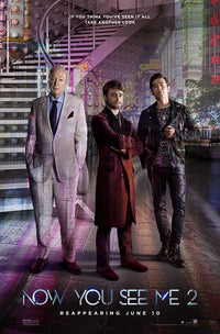 Now You See Me 2 Movie Poster Print showcasing captivating film characters.