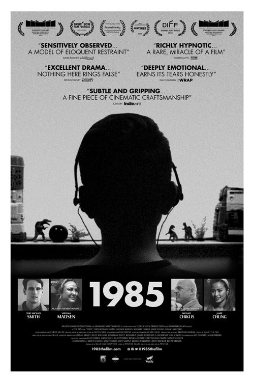 1985 Movie Poster Print showcasing vibrant retro design