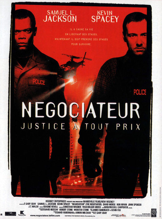 The Negotiator Movie Poster Print - Dramatic film art