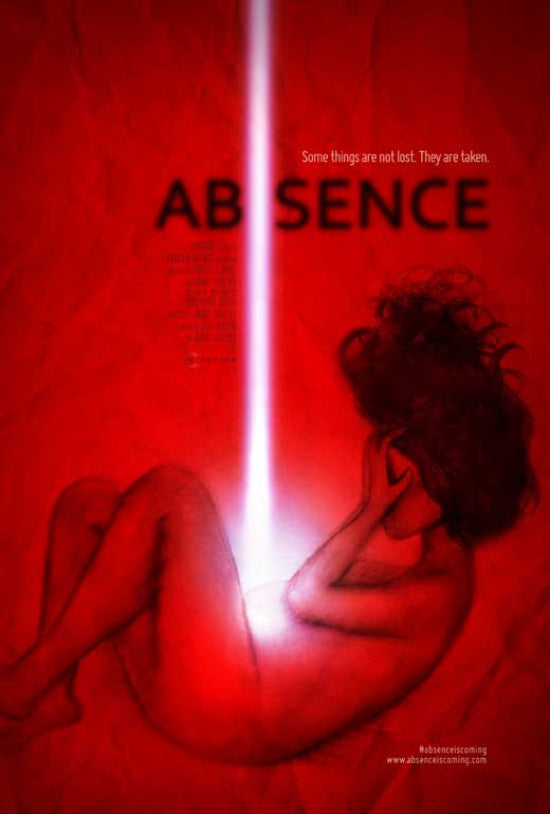Absence Movie Poster Print featuring a haunting design.