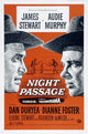 Night Passage Movie Poster Print showcasing vibrant colors and adventure theme.