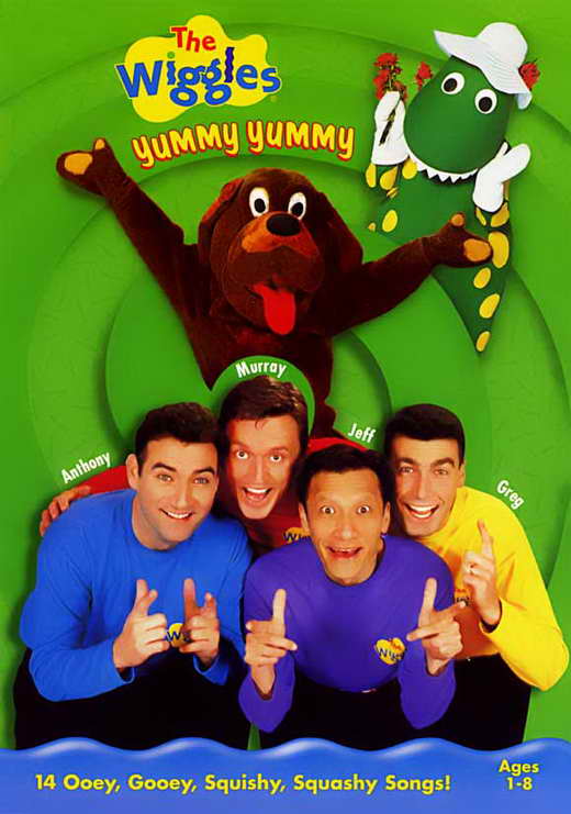 The Wiggles Movie Poster Print featuring vibrant colors and playful characters.