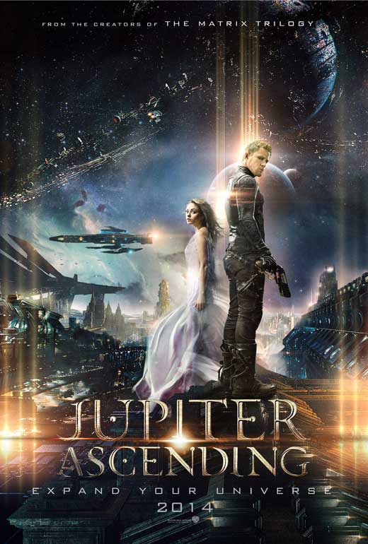 Jupiter Ascending Movie Poster Print showcasing vibrant colors and dynamic artwork.