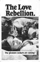 The Love Rebellion Movie Poster Print featuring vibrant colors and striking design.