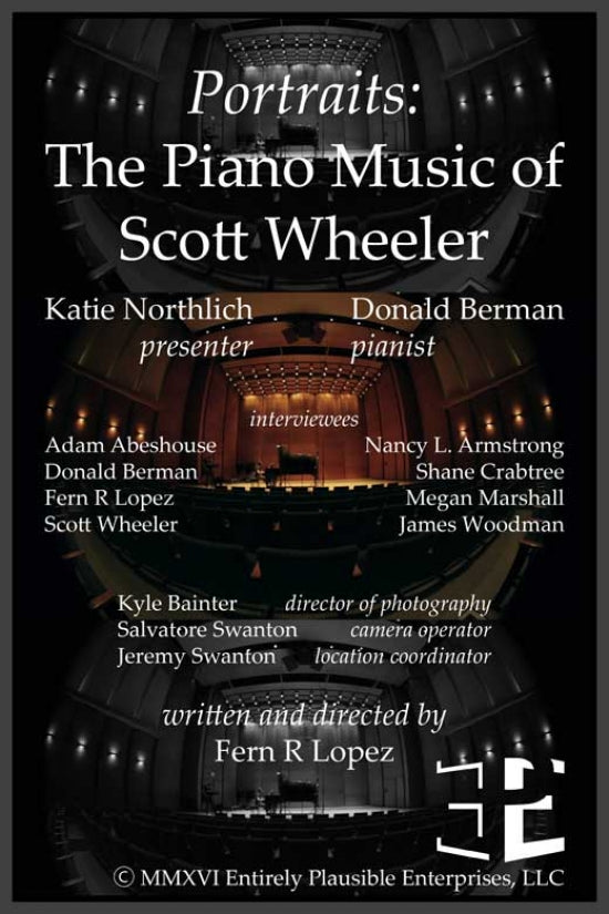 Portraits: The Piano Music of Scott Wheeler Movie Poster showcasing musical artistry.