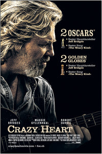 Crazy Heart Movie Poster Print showcasing vibrant imagery and design.