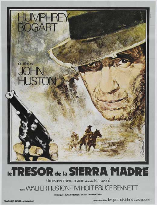 The Treasure of the Sierra Madre Movie Poster Print showcasing classic film art.