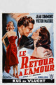 Affair With a Stranger Movie Poster Print featuring vintage film art.