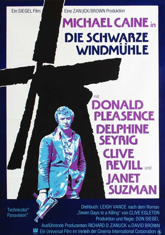 The Black Windmill Movie Poster Print showcasing classic film art.
