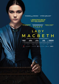 Lady Macbeth Movie Poster Print showcasing the character's ambition and intensity.