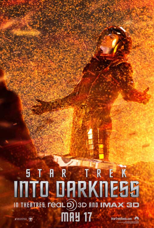 Star Trek Into Darkness Movie Poster Print showcasing iconic sci-fi imagery.