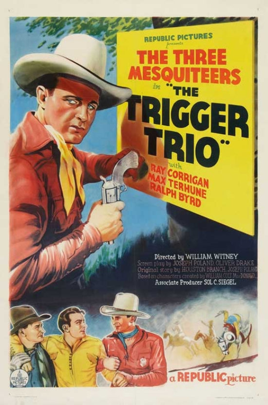The Trigger Trio Movie Poster showcasing vibrant artwork.