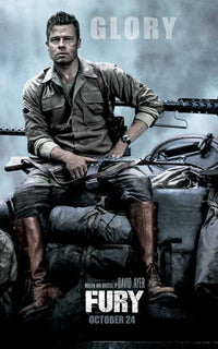 Fury Movie Poster Print - 11x17 | Posterazzi