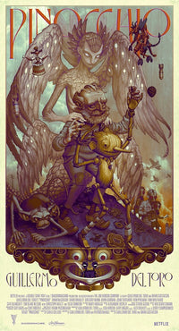 Guillermo del Toro's Pinocchio Movie Poster Print (27x40)