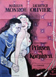The Prince and the Showgirl Movie Poster Print featuring Marilyn Monroe and Laurence Olivier.