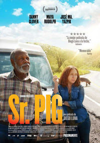 Mr. Pig Movie Poster Print featuring whimsical design and vibrant colors.