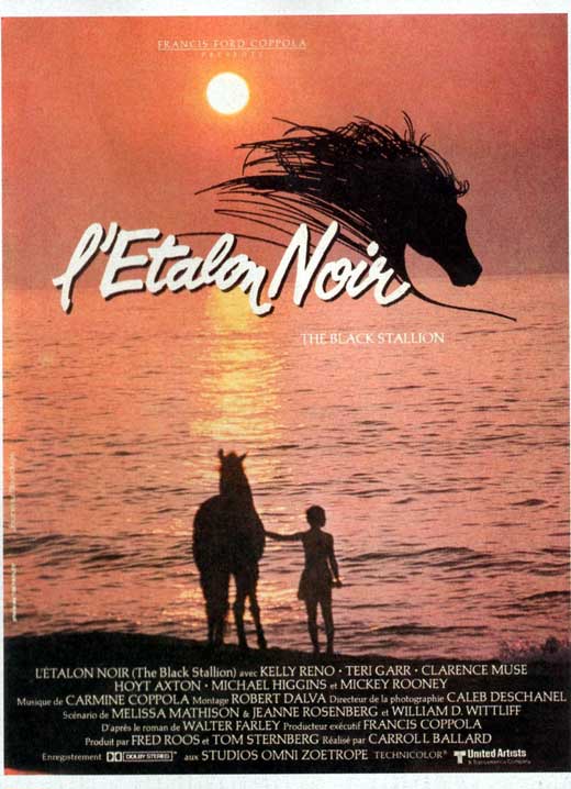 The Black Stallion Returns Movie Poster Print featuring vibrant imagery from the classic film.