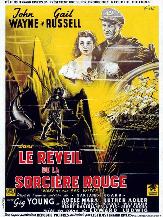 Wake of the Red Witch Movie Poster Print showcasing classic cinema drama.