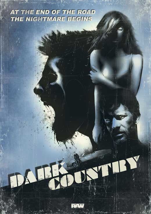 Dark Country Movie Poster Print depicting dramatic film imagery.