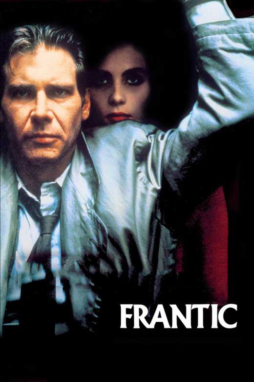 Frantic Movie Poster Print featuring thrilling cinematic artwork.