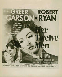 Her Twelve Men Movie Poster Print - Classic Film Art