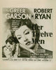 Her Twelve Men Movie Poster Print - Classic Film Art