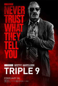 Triple 9 Movie Poster Print showcasing captivating cinematic art.