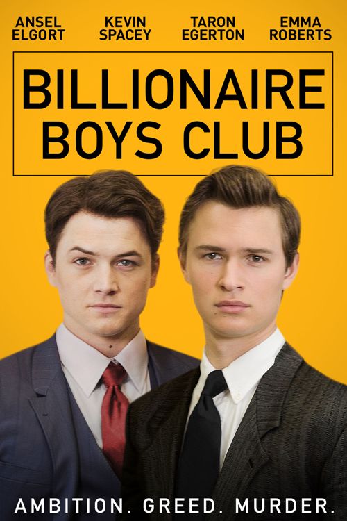 Billionaire Boys Club Movie Poster Print showcasing luxury and youth culture.